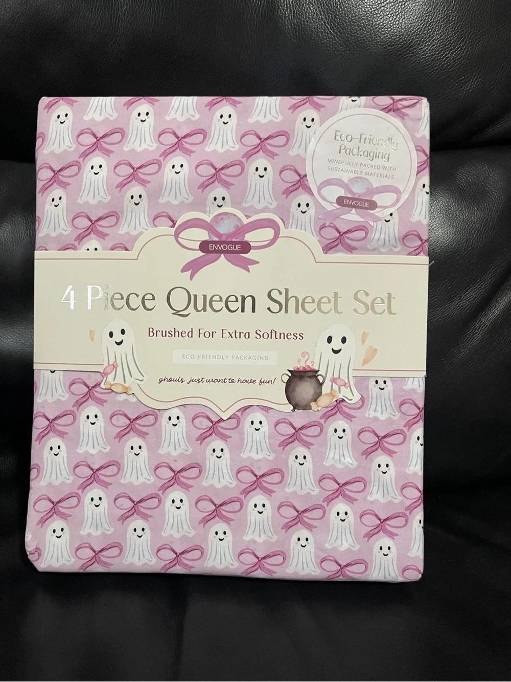 Halloween ENVOGUE Ghosts Queen Sheet Set